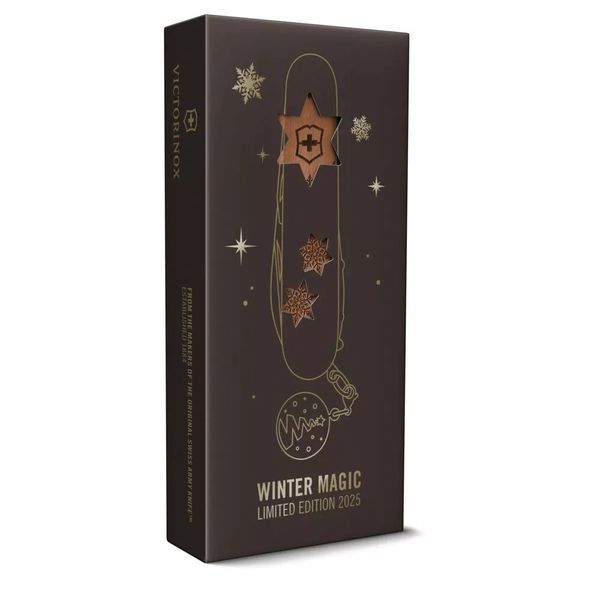 Коллекційний Швейцарський ніж Victorinox Climber WOOD Winter Magic LE 2025 грушеві накладки Limited Edition 10000 1.3701.63E1 V77554172 фото