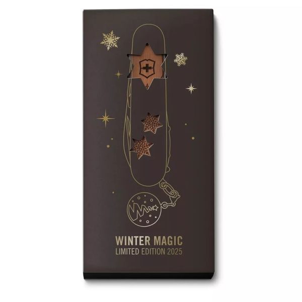 Коллекційний Швейцарський ніж Victorinox Climber WOOD Winter Magic LE 2025 грушеві накладки Limited Edition 10000 1.3701.63E1 V77554172 фото
