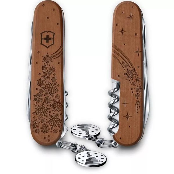 Коллекційний Швейцарський ніж Victorinox Climber WOOD Winter Magic LE 2025 грушеві накладки Limited Edition 10000 1.3701.63E1 V77554172 фото