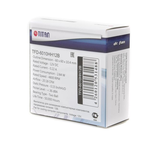 Вентилятор Titan TFD-6010HH12B TFD-6010HH12B 1603201 фото