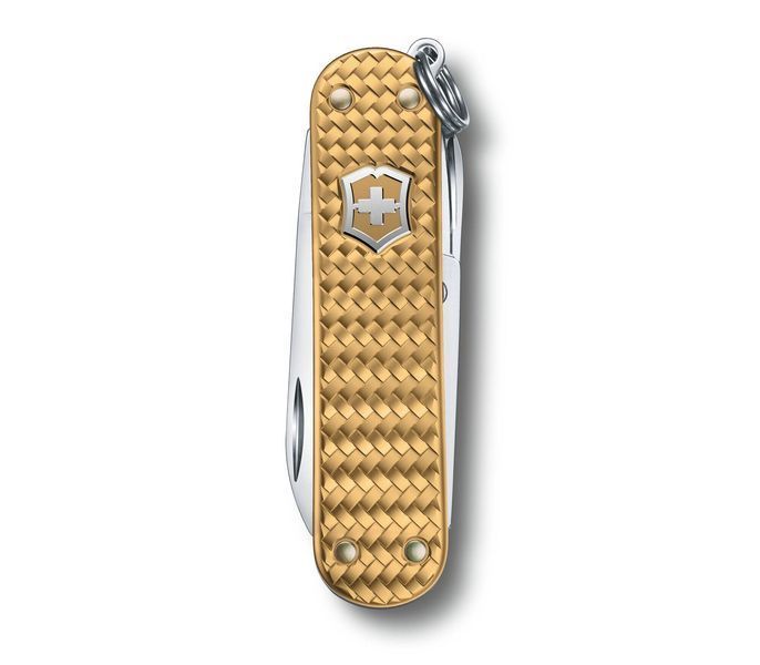 Швейцарский нож Victorinox Classic SD Precious Alox Brass Gold 0.6221.408G 4008492 фото