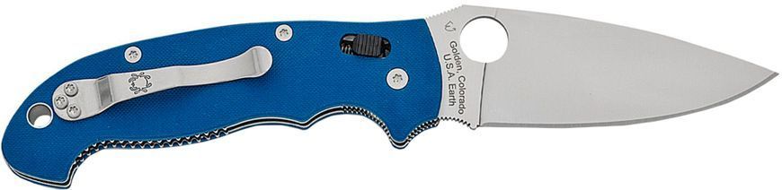 Ніж Spyderco Manix 2 XL G-10 CPM-SPY27 Cobalt Blue C95GPCBL2 871686 фото
