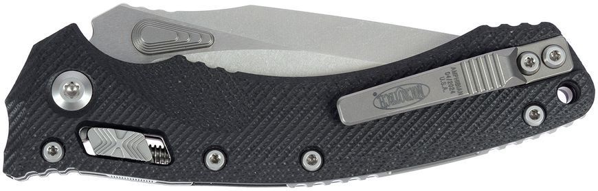 Нож Microtech Amphibian Stonewash Black 137RL-10FLGTBK 14090563 фото