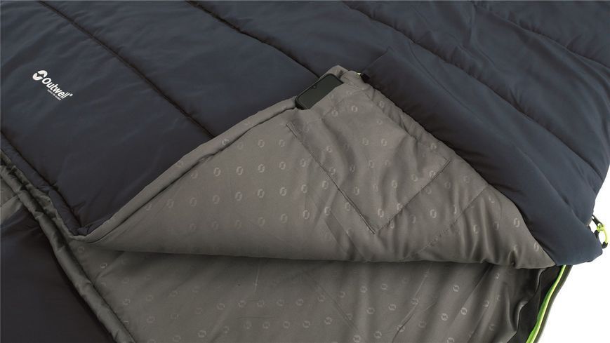 Спальний мішок Outwell Contour Lux Reversible/-3&deg;C Deep Blue Right (230373) 928754 фото
