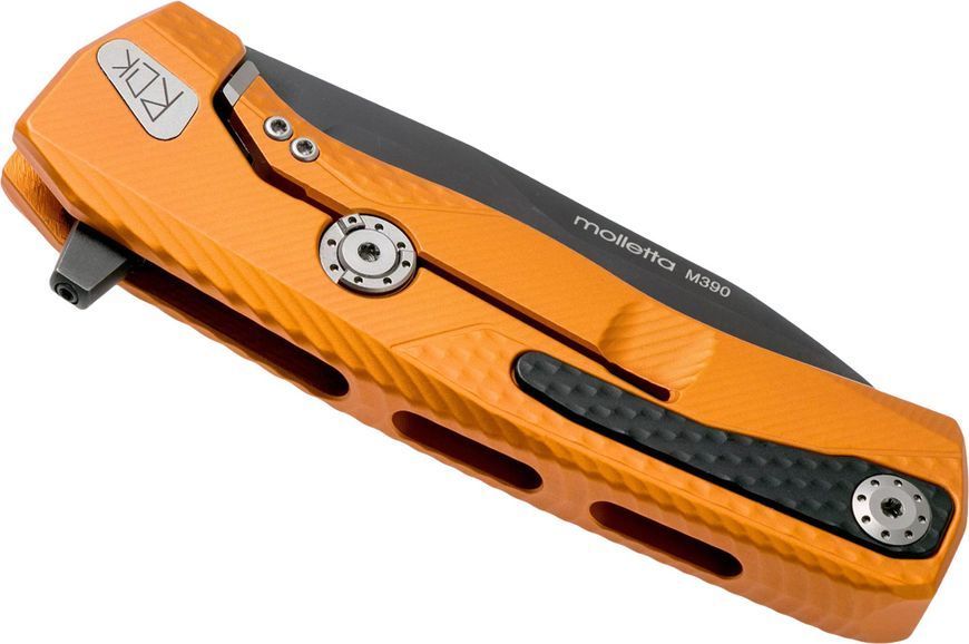 Нож Lionsteel SR11 Aluminum Orange Black Blade Оранжевый ROK A OB ROK A OB 392093 фото