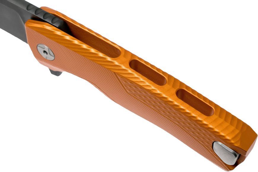 Нож Lionsteel SR11 Aluminum Orange Black Blade Оранжевый ROK A OB ROK A OB 392093 фото