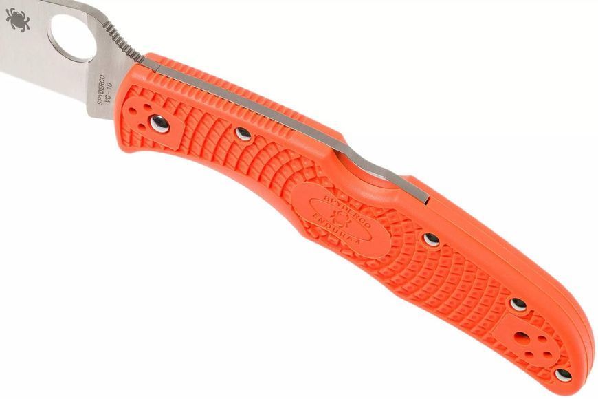 Ніж Spyderco Endura4 Flat Ground Оранжевий C10FPOR 870442 фото