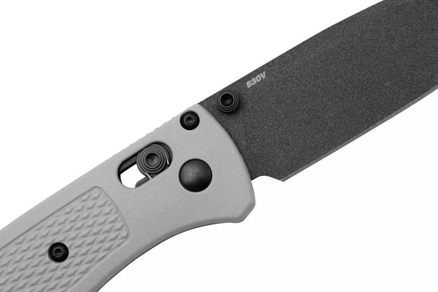 Нож Benchmade Bugout Black Blade Storm Grey Grivory Серый 535BK-08 4008900 фото