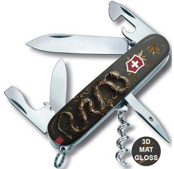 Швейцарський ніж Victorinox Swiss Army Spartan Zodiac Розкішна змія 1.3603.3_Z4210hk 4009107 фото