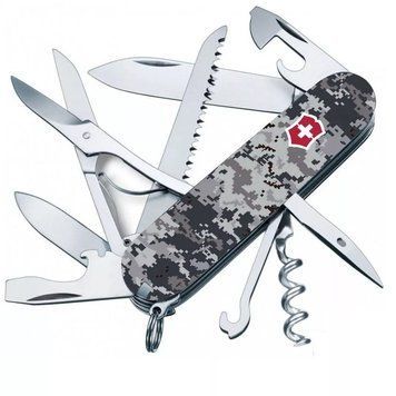Швейцарський ніж Victorinox Huntsman Army Піксель синій з червоним Лого 1.3713.3_W3943p V77554533 фото