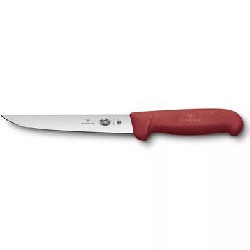 Кухонный нож обвалочный Victorinox Fibrox Boning 15 см Красный (5.6001.15) V77551621 фото