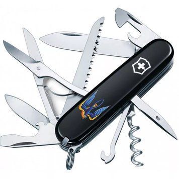 Швейцарський ніж Victorinox Huntsman Ukraine Тризуб-Ластівка (1.3713.3_T1230u) V77552990 фото