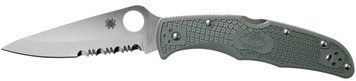 Ніж Spyderco Endura 4 Сірий Напівсеррейтор C10PSFG 870257 фото