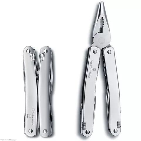 Мультитул Victorinox SwissTool Spirit X Plus Ratchet 3.0236.N с набором бит, ключом-трещоткой, удлинителем и штопором, 3нейлоновый чехол V77554235 фото
