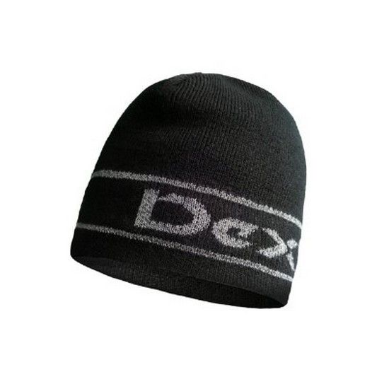 Шапка водонепроникна Dexshell Beanie Reflective Logo чорна з лого L/XL 58-60 см 54244 фото