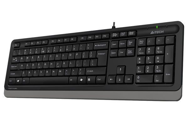 Клавиатура A4Tech Fstyler FK10 (Grey), USB, черный+серый FK10 (Grey) 1604049 фото