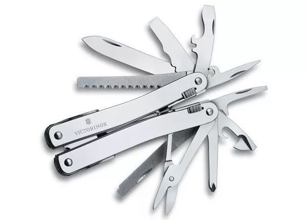 Мультитул Victorinox SwissTool Spirit X Plus Ratchet 3.0236.N с набором бит, ключом-трещоткой, удлинителем и штопором, 3нейлоновый чехол V77554235 фото