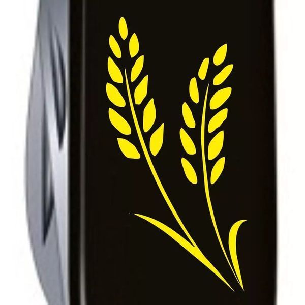 Швейцарський ніж Victorinox Spartan Ukraine 91 мм 12 функцій Колоски пшениці (1.3603.3_T1330u) V77553014 фото