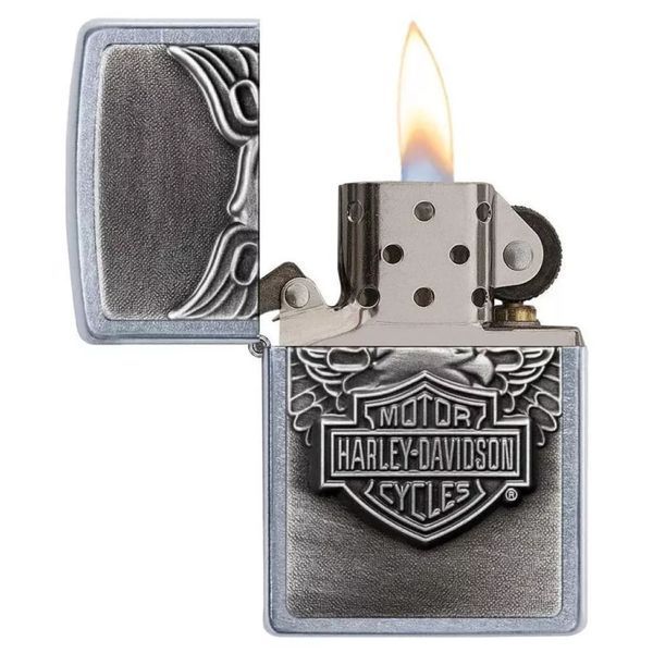 Зажигалка бензиновая Zippo Harley-Davidson Iron Eagle Emblem Street Chrome (20230) V77550897 фото