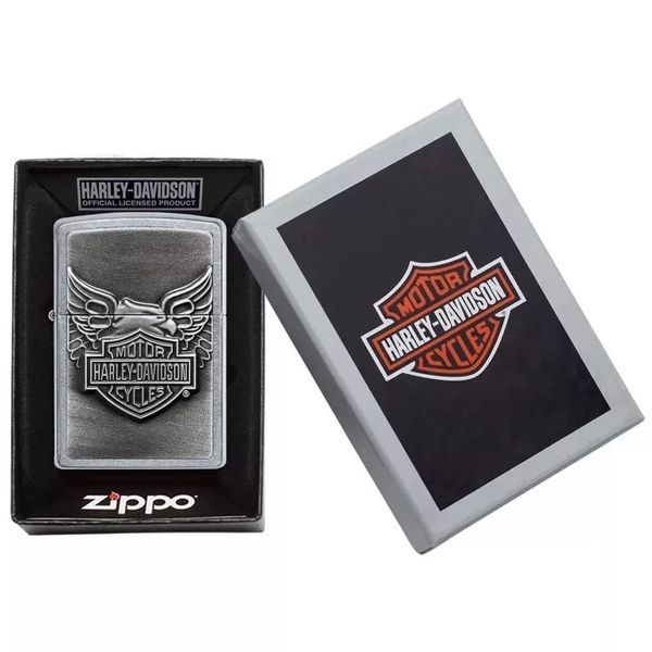 Зажигалка бензиновая Zippo Harley-Davidson Iron Eagle Emblem Street Chrome (20230) V77550897 фото