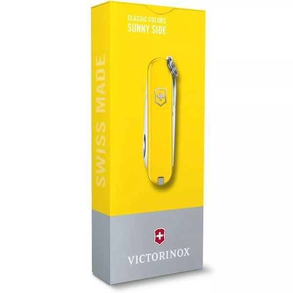 Швейцарский нож Victorinox Classic SD Ukraine Желто-голубой (0.6223.8G.28) V77552889 фото
