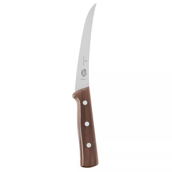 Нож кухонный обвалочный узкий полужёсткий изогнутый Victorinox Boning Knife 150 мм (5.6606.15) V77552238 фото