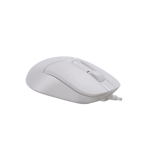 Мышь A4Tech Fstyler FM12S (White), бесшумная, USB, цвет белый FM12S (White) 1604874 фото