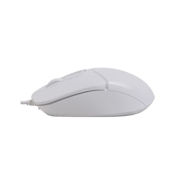 Мышь A4Tech Fstyler FM12S (White), бесшумная, USB, цвет белый FM12S (White) 1604874 фото