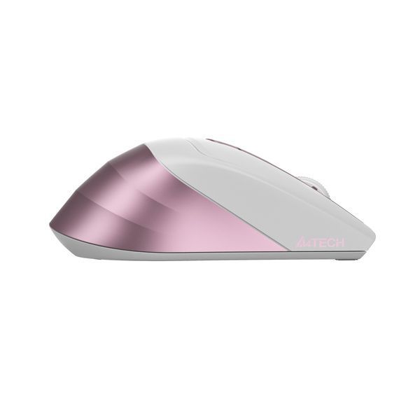Миша бездротова A4Tech Fstyler FG35 (Pink), USB, колір білий+рожевий FG35 (Pink) 1604574 фото