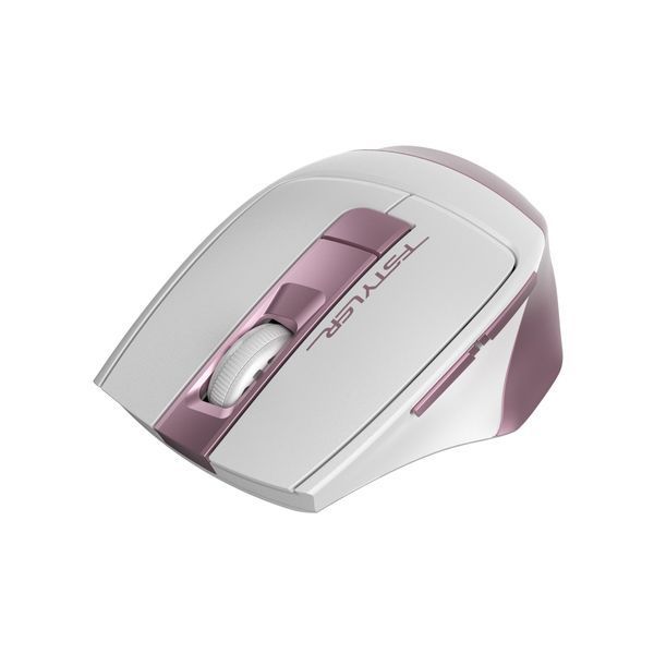 Миша бездротова A4Tech Fstyler FG35 (Pink), USB, колір білий+рожевий FG35 (Pink) 1604574 фото