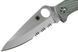 Ніж Spyderco Endura 4 Сірий Напівсеррейтор C10PSFG 870257 фото 4
