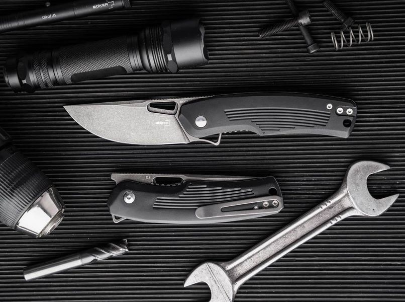 Ніж Boker Plus Nahal D2 Black Blade 01BO628 4008877 фото
