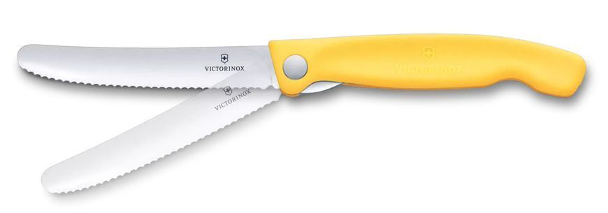 Ніж для пікніка складаний Victorinox Swiss Classic Picnic Серрейтор Жовтий 6.7838.FC1 V77554441 фото