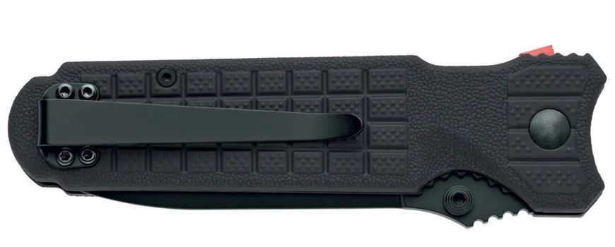 Нож Fox FKMD Predator II - 2F Black Полусеррейтор FX-446 BS 17530136 фото