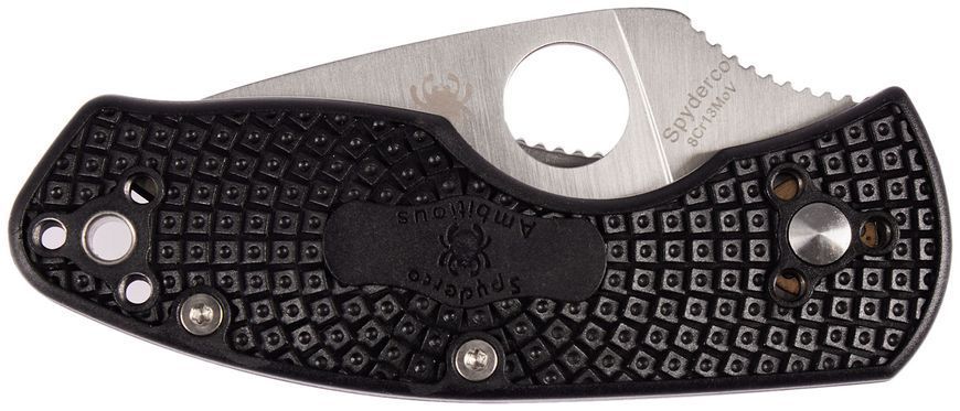 Нож Spyderco Ambitious FRN Black C148PBK 871539 фото