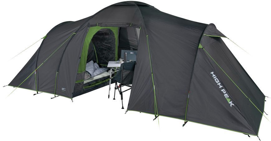 Палатка шестиместная High Peak Como 6.0 Dark Grey/Green (10263) 929535 фото