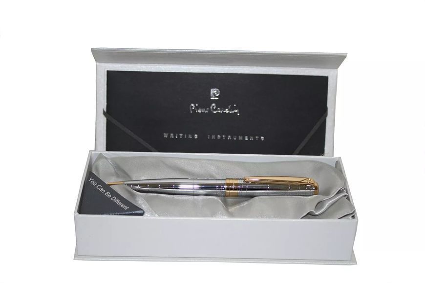 Ручка кулькова Pierre Cardin Royal Чорна Сріблястий корпус (PC6301BP-G) V77552609 фото