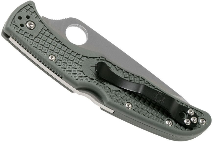 Ніж Spyderco Endura 4 Сірий Напівсеррейтор C10PSFG 870257 фото