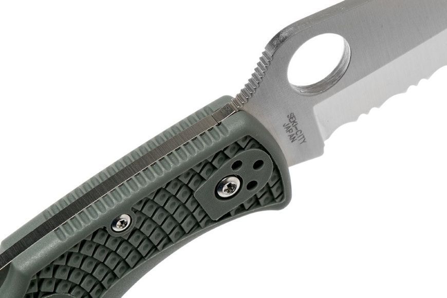 Ніж Spyderco Endura 4 Сірий Напівсеррейтор C10PSFG 870257 фото