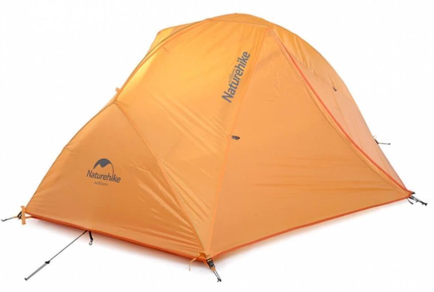 Намет надлегкий двомісний з футпринтом Naturehike Star-River 2 Updated NH17T012-T, 210T, Помаранчевий 62865 фото