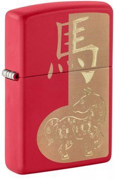 Запальничка Zippo 2026 Year of the Horse Design 46931 77890024 фото