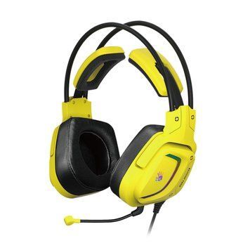 Гарнітура ігрова Bloody G575 Punk Yellow з підсвічуванням, USB G575 Bloody (Punk Yellow) 1605244 фото