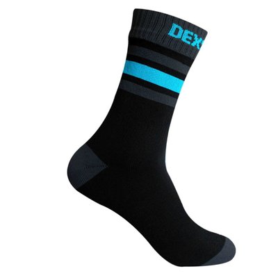 Шкарпетки водонепроникні Dexshell Ultra Dri Sports, р-р XL, з блакитною смугою 42718 фото