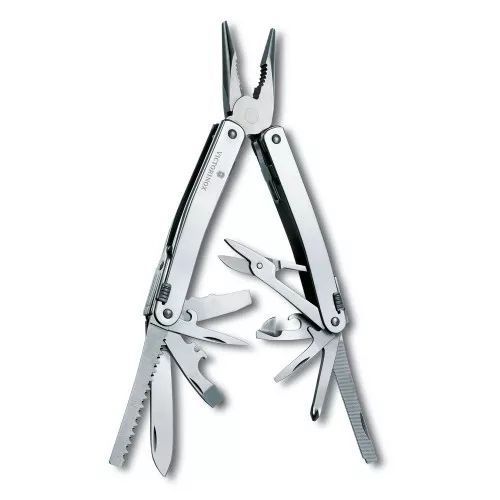Мультитул Victorinox SwissToo 3.0235.N + нейлоновый чехол, с набором бит, Г-образным ключом и штопором Victorinox SwissTool Spirit X Plus 35 функций V77554234 фото