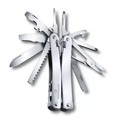 Мультитул Victorinox SwissToo 3.0235.N + нейлоновый чехол, с набором бит, Г-образным ключом и штопором Victorinox SwissTool Spirit X Plus 35 функций V77554234 фото