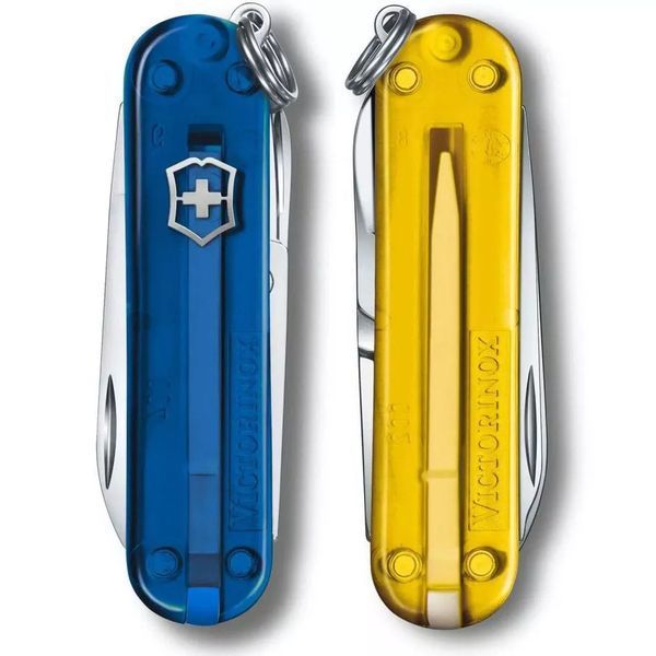 Швейцарський ніж Victorinox Classic SD Ukraine Синьо-жовтий (0.6223.T2G.T81) V77552892 фото