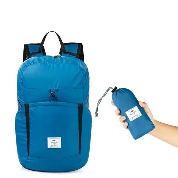 Рюкзак компактний Naturehike Ultralight NH17A017-B 22 л, блакитний 62917 фото