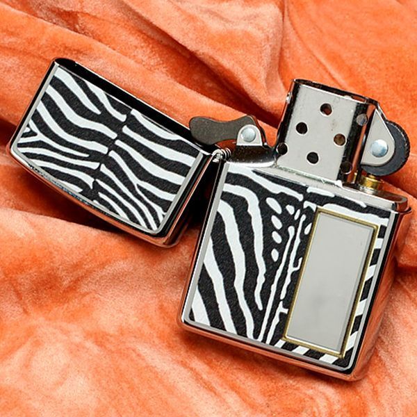 Зажигалка Zippo Zebra Print Silver (28046) V77550809 фото
