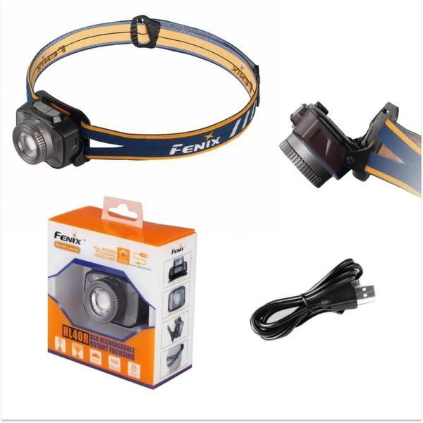 Ліхтар налобний Fenix HL40R Cree XP-LHIV2 LED Сірий 43016 фото