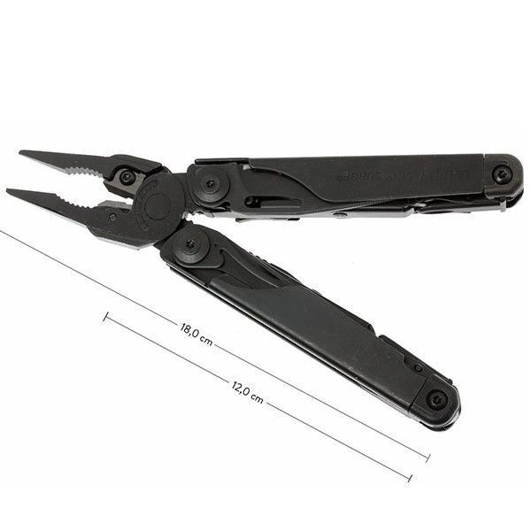 Мультитул Leatherman Surge Black + чехол Molle 831333 4007367 фото